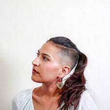 Mid bald fade + spiked hair 14 Edgy Long Hair With Shaved Sides Back Undercuts For Women