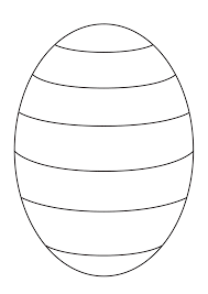 Easter Egg Coloring Page 1 Easter Egg Template Coloring Easter Eggs Easter Kids