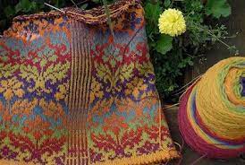 Damask, knit blankets & throws. I Have Found Damask Kauni Diy Knitting Knitting Inspiration Sweater Knitting Patterns