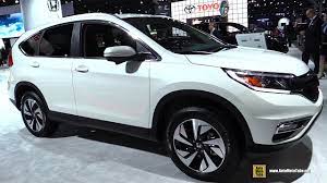 The lx ($24,600) comes standard with a rearview camera, bluetooth, a usb audio interface and pandora internet radio connectivity. 2016 Honda Crv Touring Exterior And Interior Walkaround 2016 New York Auto Show Youtube