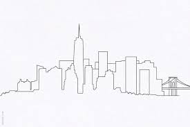 Check spelling or type a new query. New York City Skyline Simple Drawing Sketch Template Skyline Drawing City Drawing New York Drawing