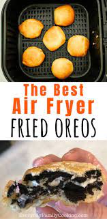 Air Fried Oreos With Crescent Rolls A Quick And Easy Air Fryer Dessert Recipe Air Fryer Recipes Dessert Air Fryer Recipes Easy Air Fryer Dinner Recipes