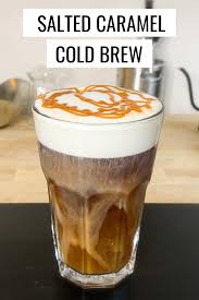 Salted Caramel Cold Brew Coffee Easy Recipe Cold Brew Coffee Recipe Coffee Drink Recipes Cold Brew Recipe