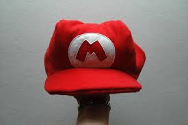 Mario Hat Tutorial Found Here Http Www Fleetingthing Com Handmade Dress Up Super Mario Hat 2 2 48 Gorros Mario Pinata Mario Bros