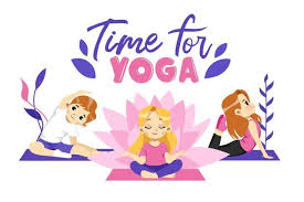 Sara leads kids yoga classes for a nationally known health and fitness club. Free Vector Yoga Classes For Kids Advertising Poster