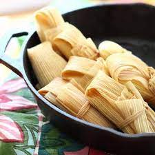 Not A Paleo Meal Corn Tamales W Goat Cheese But They Are So Cute Veggie Dinner Mexican Food Recipes Tamales