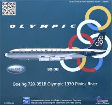 Archive with logo in vector formats.cdr,.ai and.eps (39 kb). Olympic Airways B 720 Maquette Olympic Airlines Olympic Air Olympics