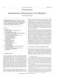 Remember to file by the october deadline. Pdf Administrative Dimensions Of Tax Reform