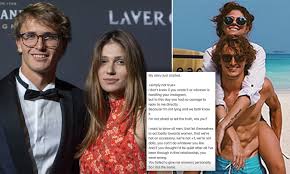 Their relationship was all but confirmed after the two were seen together in mexico where zverev had come with federer. Zverev S Ex Girlfriend Hits Back At His Claims That Her Domestic Abuse Allegations Are Unfounded Daily Mail Online