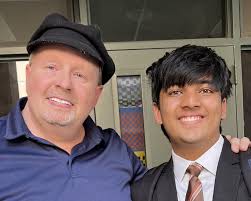 Shout out to our ROCK STAR 9th graders in Mrs. Ford's English classes!!  They successfully completed a super fun scavenger hunt around campus.💜💛  Stops included the Principal's Office for a selfie with