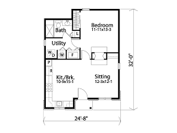 Many cottage plans feature front or side porches, enabling owners to set up benches and other seating to enjoy their view of the surrounding countryside, lake, or mountains. House Plan 45185 One Story Style With 691 Sq Ft