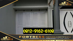 Powder coating tahan karat, modern, ekonomis, artistik. Pintu Sliding Garasi Mobil Jasa Renovasi Kontraktor Rumah Jual Rumah Lahan