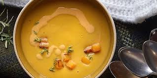 Soupe De Butternut Aux Haricots Blancs Et Lait De Coco Recept Pompoensoep Voedsel Ideeen Witte Bonen