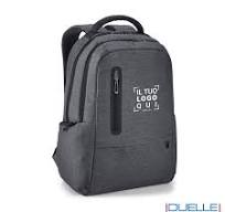 Zaino per portatile 17'' con porta USB - grigio