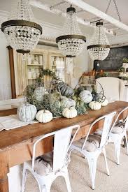 Garden Pumpkin Basket Centerpiece Fall Dining Table Decor Fall Dining Table Dining Table Decor Centerpiece