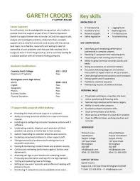 Student Entry Level It Support Resume Template