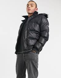 Criminal damage criminal mount hoody mens. Criminal Damage Polar Puffer Jacket In Black Hi Shine Faoswalim