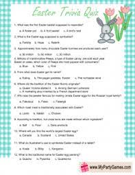 Shop easter party games & activities at enjoymyprintables.com affordable & fun instant downloads test your easter knowledge in this fun & cute easter trivia . Free Printable Easter Trivia Quiz Game Easter Printables Free Easter Quiz Easter Scriptures