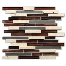instant mosaic brown glass/natural