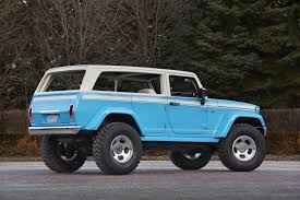 The Chief Is Based On A Highly Modified Wrangler Body And Chassis The Doors And Windshield Were Chopped Two Inches To Ach Jeep Concept Easter Jeep Safari Jeep