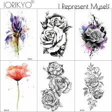 Color can also enhance and change the a red rose tattoo is associated with romance and passionate love. Rose And Daisy Tattoo