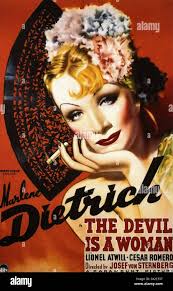 Dietrich film smoking marlene hi-res stock photography and images