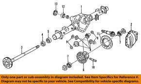 details about gm oem rear axle differential pumpkin cover 19133285