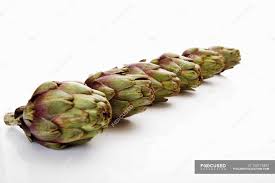 Purple Baby Artichokes Fresh Nutrition Stock Photo 150174492