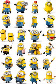 There are two layers on the card, in the first layer there is a white color with a blue border, not to mention the minion character with its nosy face. Printable Matching Game For Kids The Minions Print And Cut Out The Cards Memozor