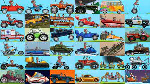 Hill climb racing 2 players can compete in cups to gain ranks and unlock new levels, challenge friends to compete in races, or even try to beat some of the world's top race times on the leaderboards. Hill Climb Racing Mutant Car Unlocked And Fully Upgraded All 36 Vehicles Unlocked Android Gameplay Youtube