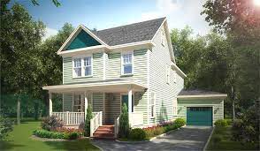 Tiny house in some peaceful picturesque location provides a great chance to relax and having a front porch makes it even better, as you can enjoy fresh air, beautiful views and a sunshine. Simple Rectangular House Plans The House Designers