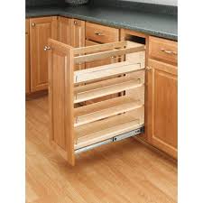 d pull out wood base cabinet organizer