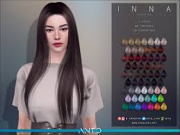 Or a brown haired sim with lavender highlights etc. Anto Inna Hairstyle