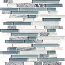 Metro grigio dark grey 11.56 in. Pin By Erica Hall On Kitchen Remodel Glass Mosaic Tile Backsplash Kitchen Glass Mosaic Tile Backsplash Mosaic Tile Backsplash Kitchen