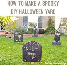 How do you shade a gravestone like the one in the tutorial? How To Make A Spooky Diy Halloween Yard Dear Handmade Life
