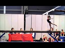 Mia The Gymnast New Usag Beam Routine Level 3 Gymnastics Workout Gymnastics Mom Gymnastics