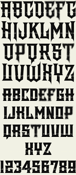 Modern Style With Sharp Corners And Eye Catching Bold Letters That Command Your Viewer S Attention Tattoo Lettering Fonts Lettering Alphabet Lettering Fonts