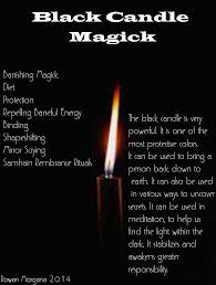 Black Candle Magick Www Sacredwicca Com Black Candles Magic Candle Magick Candle Magik