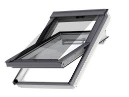 Store occultant plisse velux : Store Velux Occultant Manuel Bleu Fonce Dkl M04 Leroy Merlin