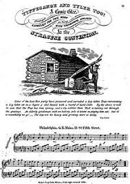 Sheet Music Tippecanoe Tyler Too Ap Us History