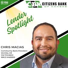 Lender Spotlight: Meet Chris Macias — our Community Bank President for  Winfield and West Wichita branches. Learn more here:  https://citizensbankofkansas.com/lender-spotlight---chris-macias.html