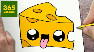 Comment Dessiner Fromage Kawaii Etape Par Etape Dessins En 2020 Dessin Kawaii 365 Dessins 365 Kawaii
