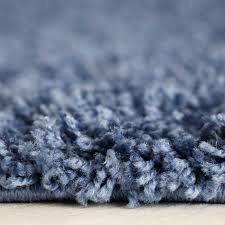 Die qualität des teppichs ist für den preis super.5. Shaggy Hochflor Teppich Blau Einfarbig Uni My170