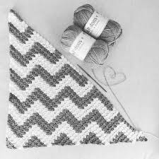 Black And White Chevron Crochet Blanket Chevron Corner To Corner C2c Blanket Crochet Pattern With Etsy Chevron Crochet Patterns Crochet Blanket Chevron Crochet Blanket Patterns