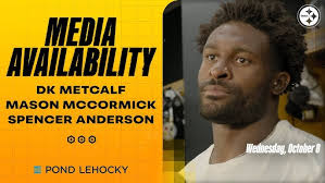 DK Metcalf, Spencer Anderson, Mason McCormick Media Availability (Oct. 8)