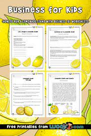 Business For Kids How To Run A Lemonade Stand Woo Jr Kids Activities Business For Kids Kids Lemonade Stands Lemonade Stand