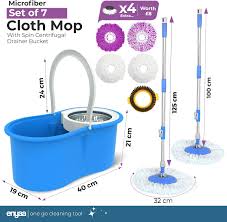 Enyaa Premium Mop And Buckets Sets With 4 Mops Heads | Desertcart Senegal