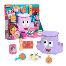 Maybe you would like to learn more about one of these? Dora The Explorer Backpack Adventure Set 7 Piece Pretend Play Set With Sounds Role Play Ages 3 Up By Just Play Walmart Com Walmart Com