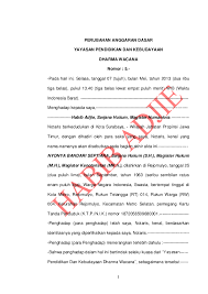 Berita acara pemilihan ketua organisasi. Pdf Akta Penyesuaian Ad Yayasan Pasal 37 A Pp 2 Tahun 2013 Bambang Priyanto Academia Edu