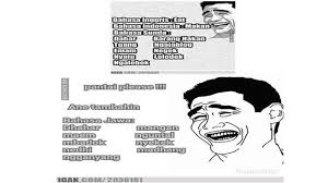 Dalam vidio kali ini mbak kas critanya lagi ngajarin tugas sekolah anaknya tapi ada pantunya, eehh. Meme Lucu Bahasa Jawa Ini Bikin Bingung Tapi Juga Mengundang Gelak Tawa Citizen6 Liputan6 Com